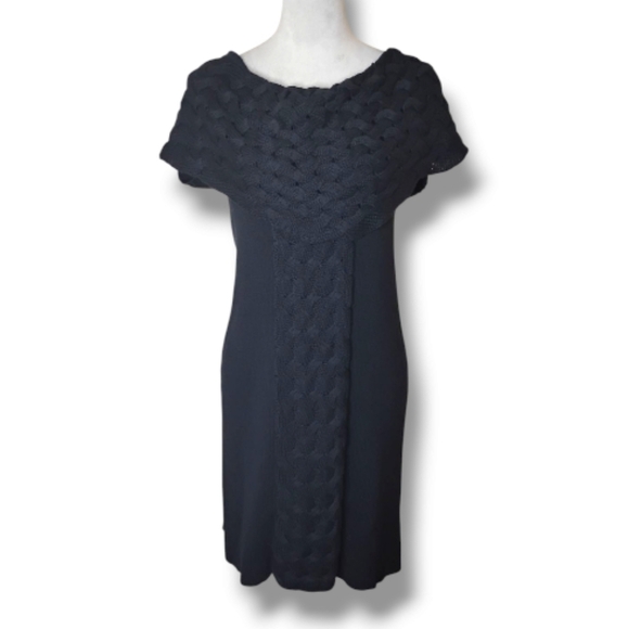 NWT Nurture Cable Knit Sweater Dress Size L Draped Cozy Lagenlook Layering - Picture 1 of 12